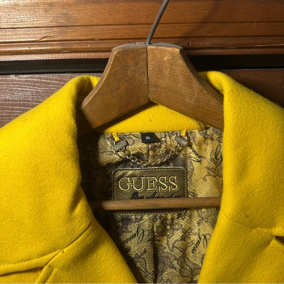 Yellow Double-Breasted Women's Jacket - Picture 2 of 8